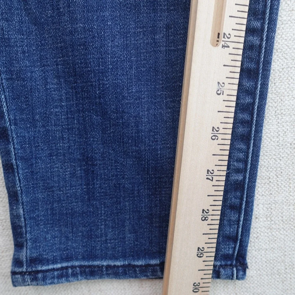 Chicos So Slimming Jeans US10 Blue Girfriend Slim Leg Ankle Mid Rise Medium Wash - Picture 11 of 13